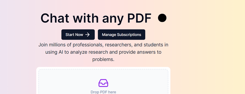 Talk to your PDF in seconds! Using OpenAI, you can insert any PDF, and be able to ask a personalized chatbot to query information from the selected PDF.  